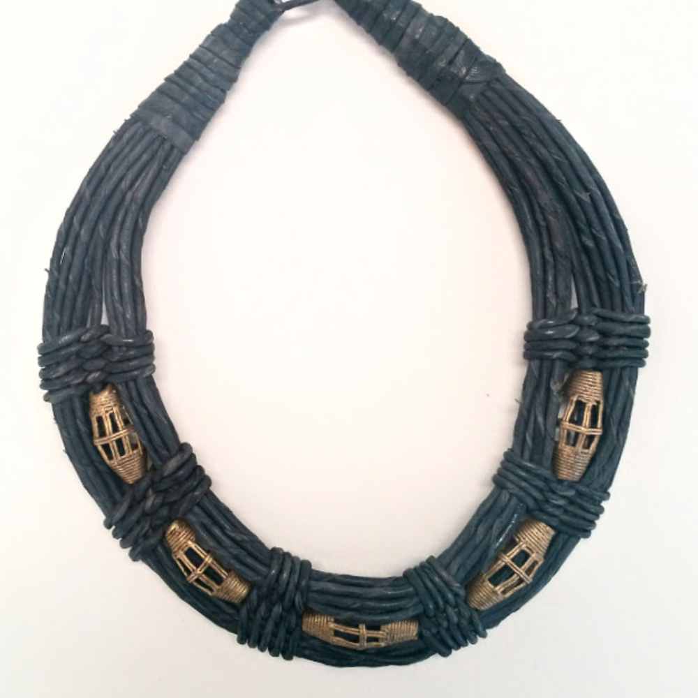 Woven Roots – Ghana Bead Heritage Necklace